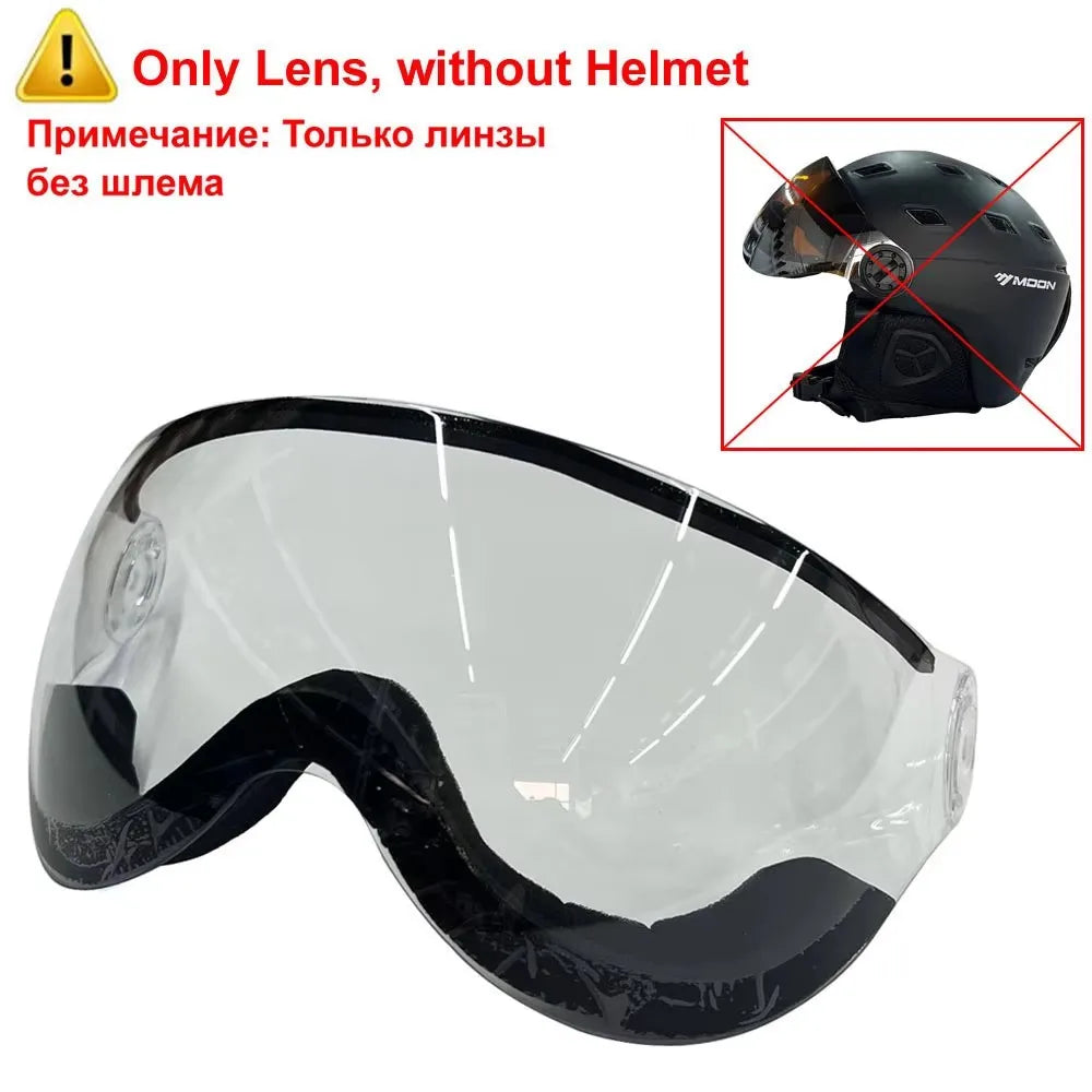 Skiing Helmet with Goggles Integrally-Molded PC+EPS High-Quality Ski Helmet Outdoor Adult Sport Ski Snowboard Skateboard Helmets