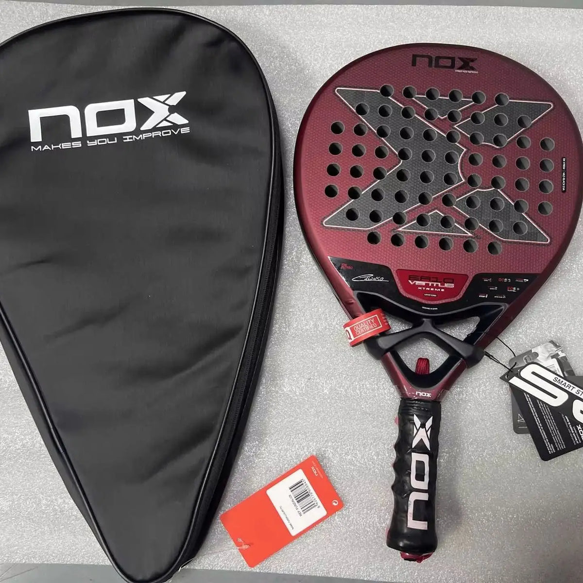 NOX New 2024 2023 2025 Paleta Padel Tennis Rackets Paddle Carbon Fiber EVA Memory Flex Foam Core Lightweight Pop Sports Racquet