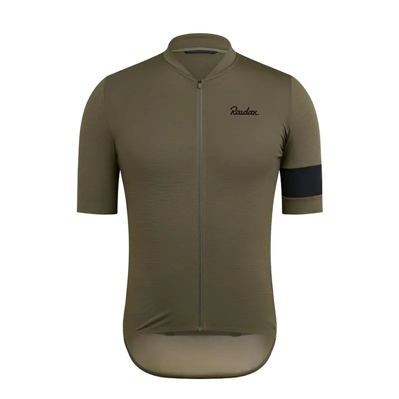Raudax 2025 Men Short Sleeve Jersey Sets Ropa Ciclismo Hombre Summer Cycling Clothing Triathlon Bib Shorts Suit Bike Uniform