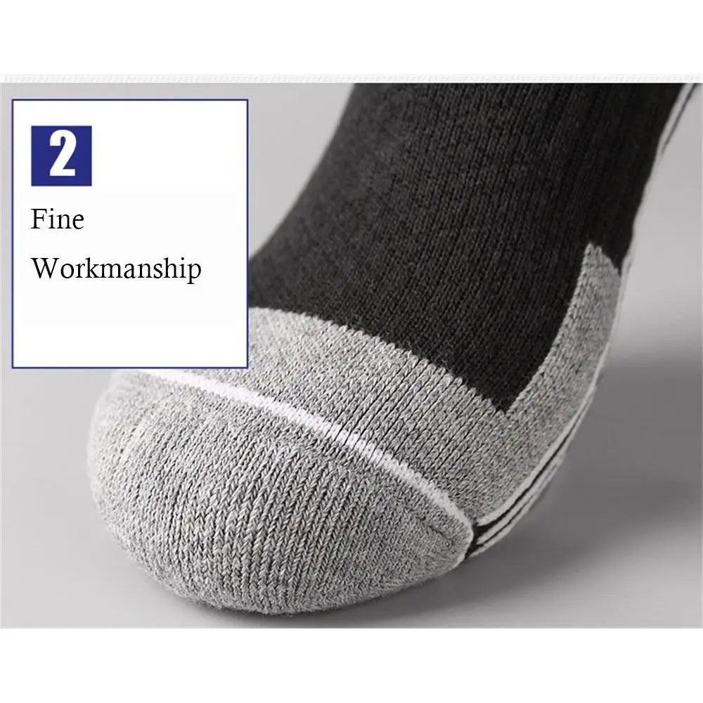 Winter Warm Ski Socks Anti-slip Thickened Breathable Compression Snowboard Socks Thermal Moisture-wicking Knee High Socks