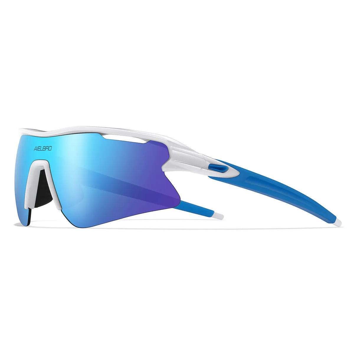 AIELBRO Sports Sunglasses for Men Women Cycling Running - UV400 Protection Bicycle Glasses for Road Bike & Outdoor Activities