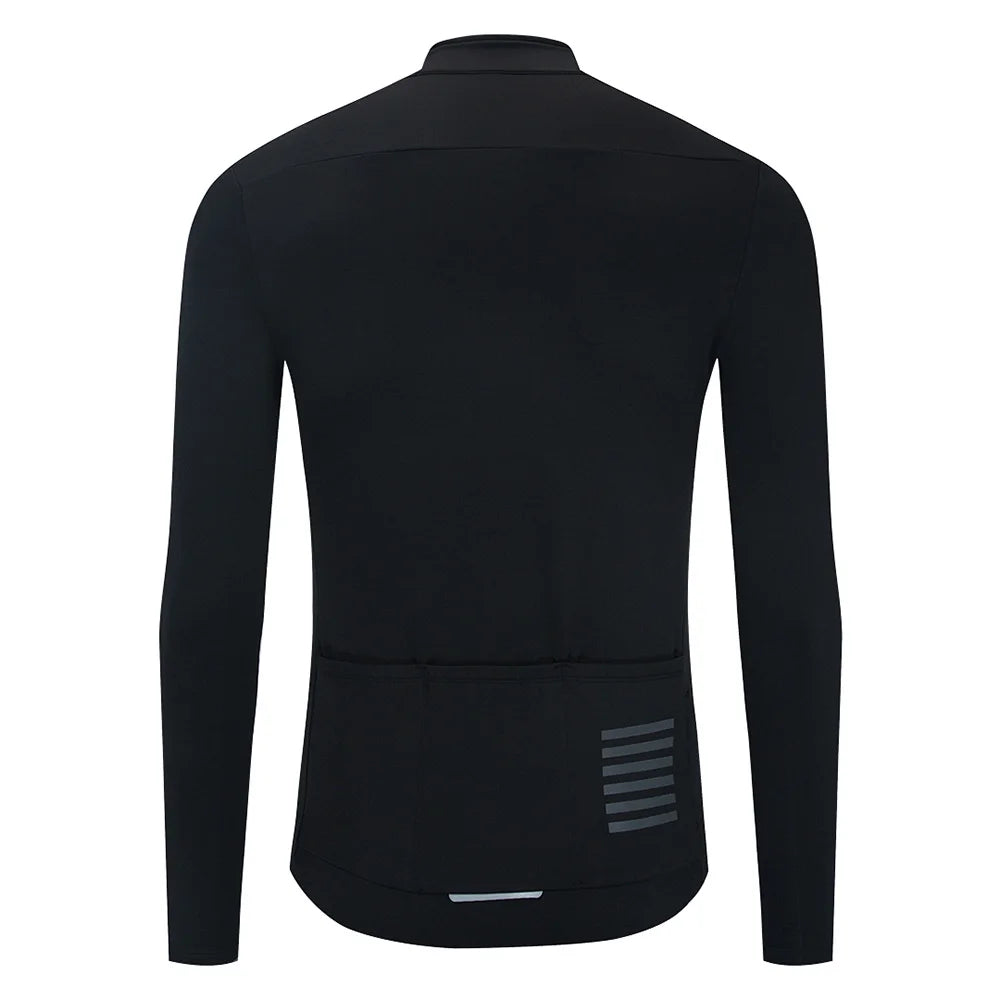 YKYWBIKE Men's Cycling Jersey Winter&Autumn Long Sleeve Thermal Fleece lining Bicycle Warm Jacket Road Bike MTB Clothing