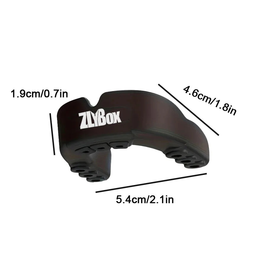 1Pc High-Quality Eva Material Sports Mouthguard Braces and Braces Are Suitable for High-Intensity Sports Such as Boxing, Basketball, Football, Comprehensive Fighting, Taekwondo