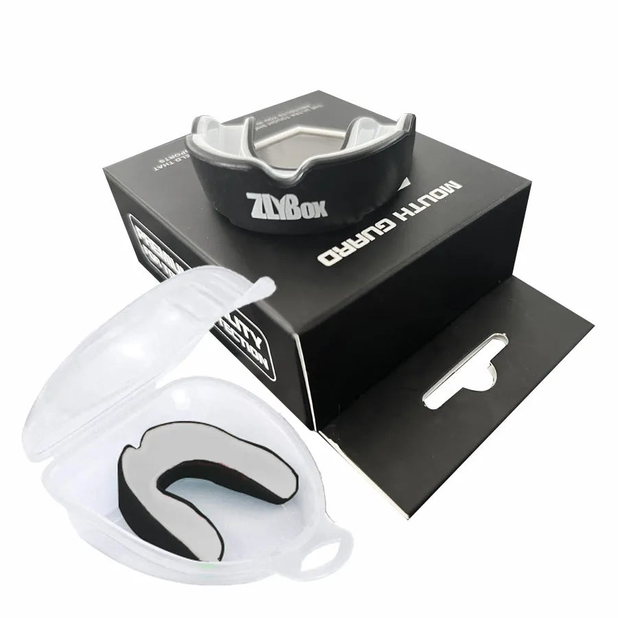 1Pc High-Quality Eva Material Sports Mouthguard Braces and Braces Are Suitable for High-Intensity Sports Such as Boxing, Basketball, Football, Comprehensive Fighting, Taekwondo