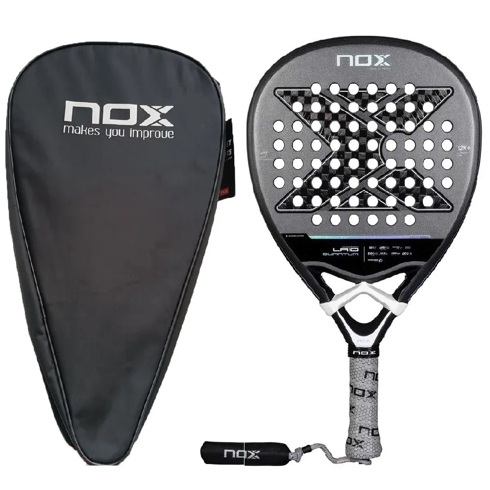 NOX New 2024 2023 2025 Paleta Padel Tennis Rackets Paddle Carbon Fiber EVA Memory Flex Foam Core Lightweight Pop Sports Racquet