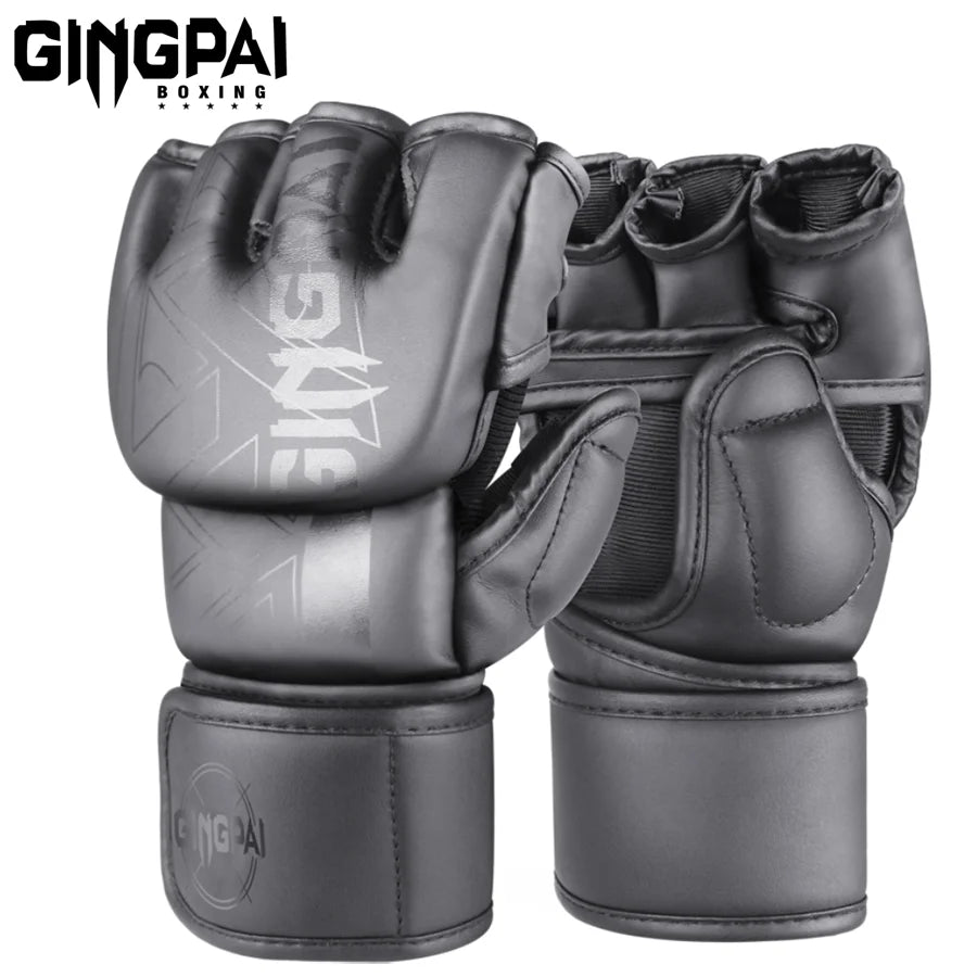 Boxing Gloves Sparring Gloves Men Women Training Professional MMA Half-Finger Fighting Boxing Gloves Sanda Free Fighting