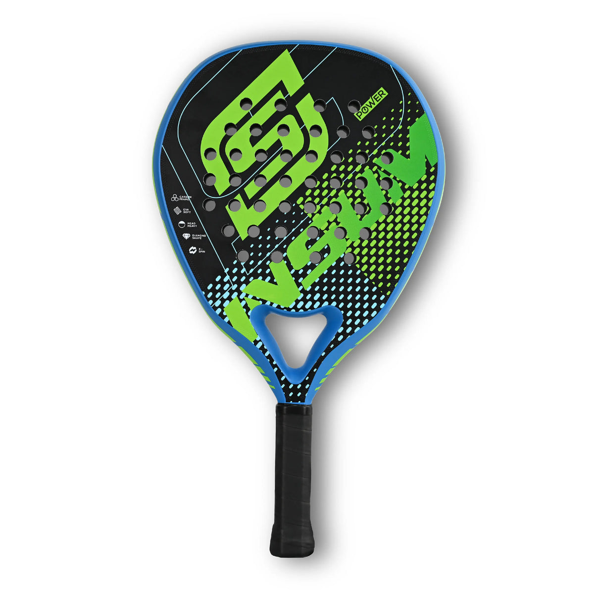 INSUM Padel Racket Carbon Fiber Surface with EVA Memory Flex Foam Core Padel Tennis Racket Lightweight Paddle Racquet