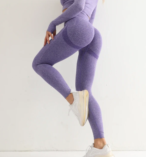 Leggins Mujer Push Up morada S/M