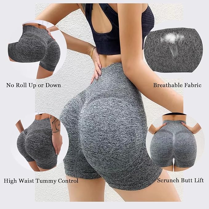 Leggings Corto Elástico Push Up gris talla unica - additional image 3