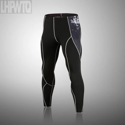 Men's Ski Thermal Underwear Set Motorcycle 4 Seasons Skiing Warm Base Layers Sportwear Tight Long Shirt & Tops Set Clothing