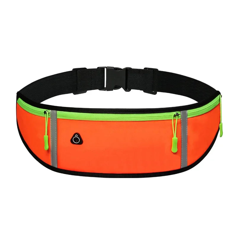 Sports Running Bag Men Women Waist Bag Mobile Cell Phone Pouch Waterproof Invisible Belt Bag for Outdoors Gym Sport Bags
