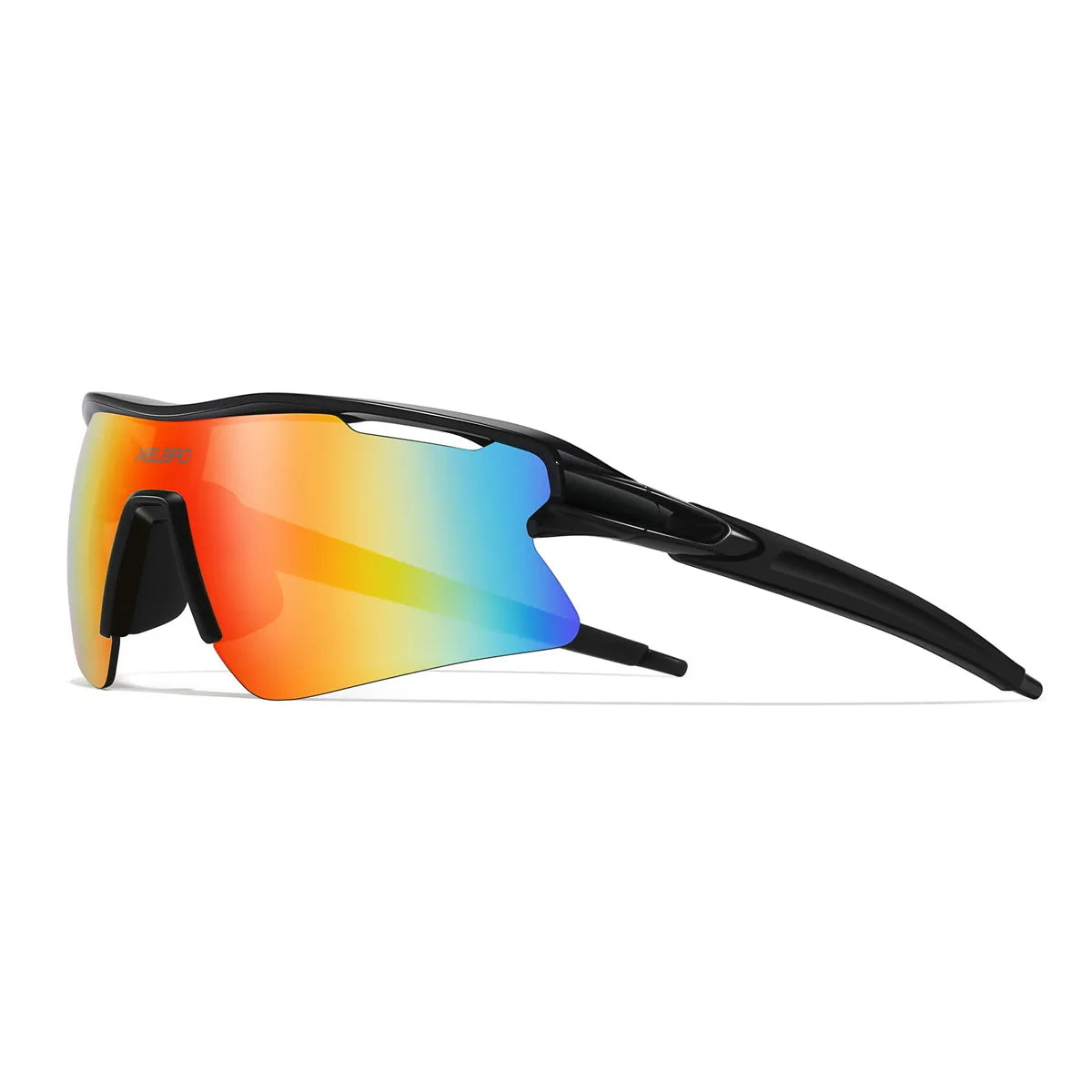 AIELBRO Sports Sunglasses for Men Women Cycling Running - UV400 Protection Bicycle Glasses for Road Bike & Outdoor Activities