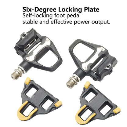 RACEWORK Road Bike Pedal Bearing Self-Locking Pedal For SHIMANO SPD SL System Bicycele Parts