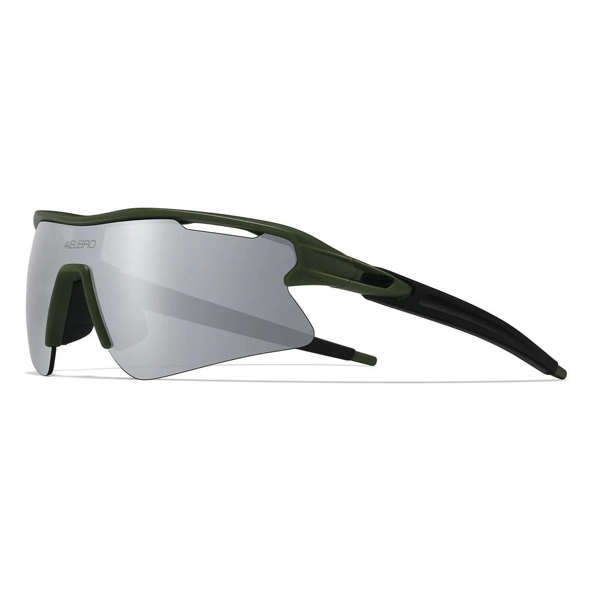 AIELBRO Sports Sunglasses for Men Women Cycling Running - UV400 Protection Bicycle Glasses for Road Bike & Outdoor Activities