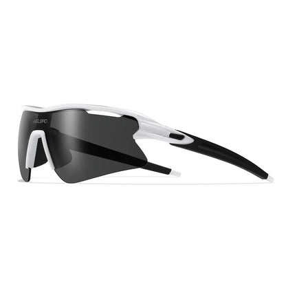 AIELBRO Sports Sunglasses for Men Women Cycling Running - UV400 Protection Bicycle Glasses for Road Bike & Outdoor Activities