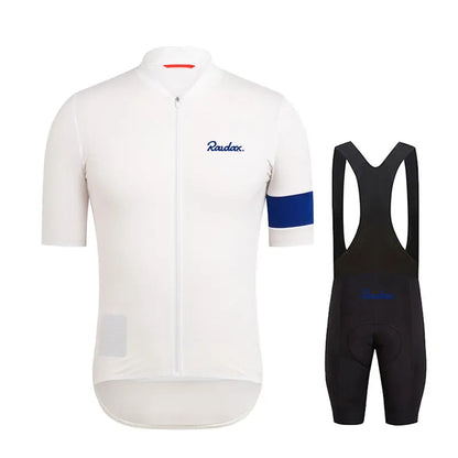 Raudax 2025 Men Short Sleeve Jersey Sets Ropa Ciclismo Hombre Summer Cycling Clothing Triathlon Bib Shorts Suit Bike Uniform