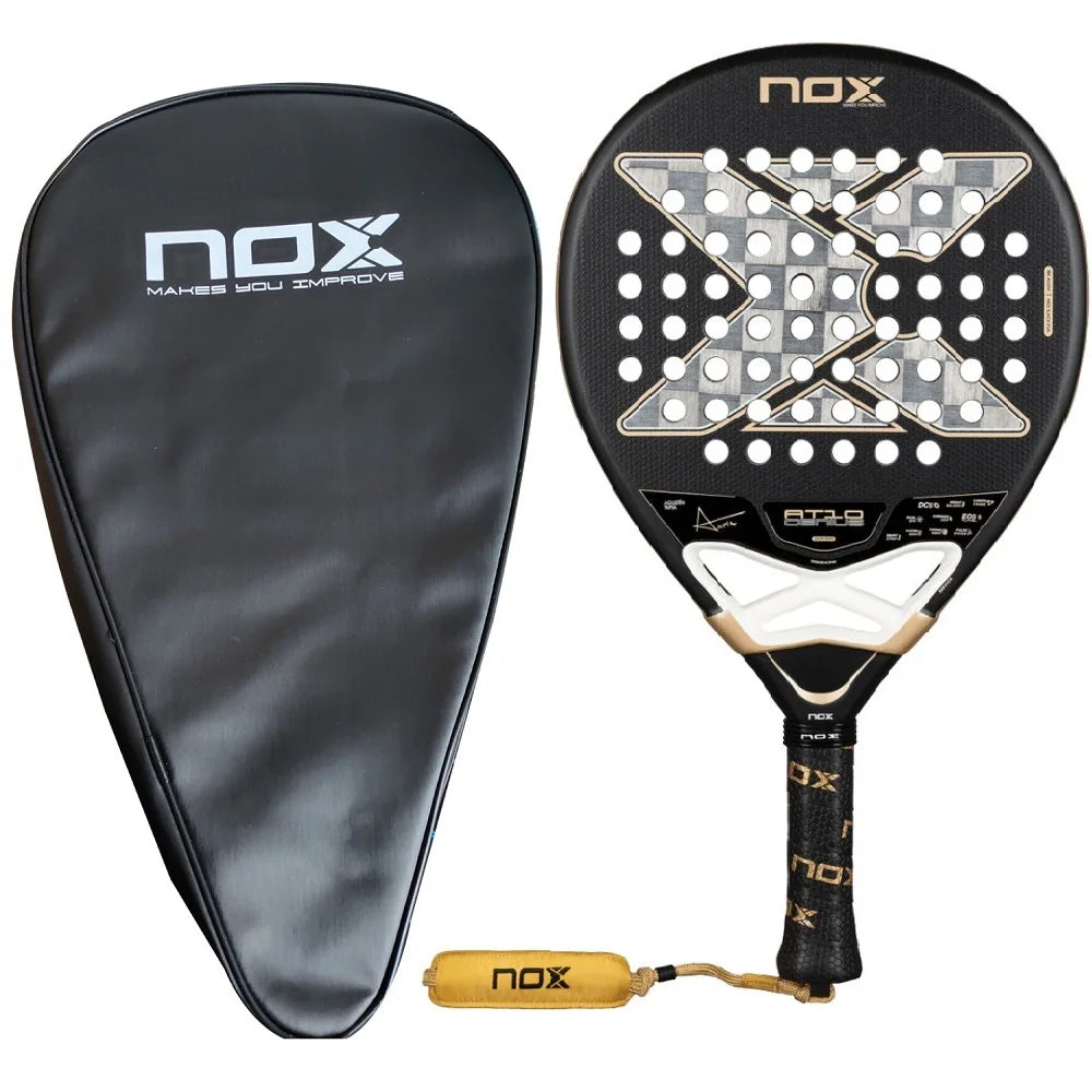 NOX New 2024 2023 2025 Paleta Padel Tennis Rackets Paddle Carbon Fiber EVA Memory Flex Foam Core Lightweight Pop Sports Racquet