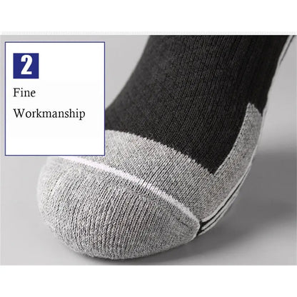 Winter Warm Ski Socks Anti-slip Thickened Breathable Compression Snowboard Socks Thermal Moisture-wicking Knee High Socks