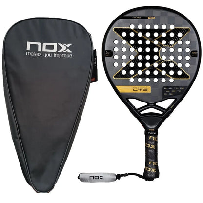 NOX New 2024 2023 2025 Paleta Padel Tennis Rackets Paddle Carbon Fiber EVA Memory Flex Foam Core Lightweight Pop Sports Racquet