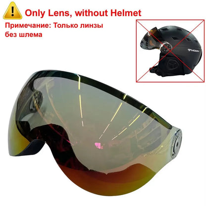 Skiing Helmet with Goggles Integrally-Molded PC+EPS High-Quality Ski Helmet Outdoor Adult Sport Ski Snowboard Skateboard Helmets