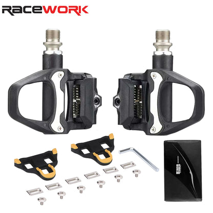 RACEWORK Road Bike Pedal Bearing Self-Locking Pedal For SHIMANO SPD SL System Bicycele Parts