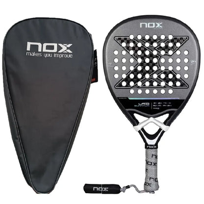 NOX New 2024 2023 2025 Paleta Padel Tennis Rackets Paddle Carbon Fiber EVA Memory Flex Foam Core Lightweight Pop Sports Racquet