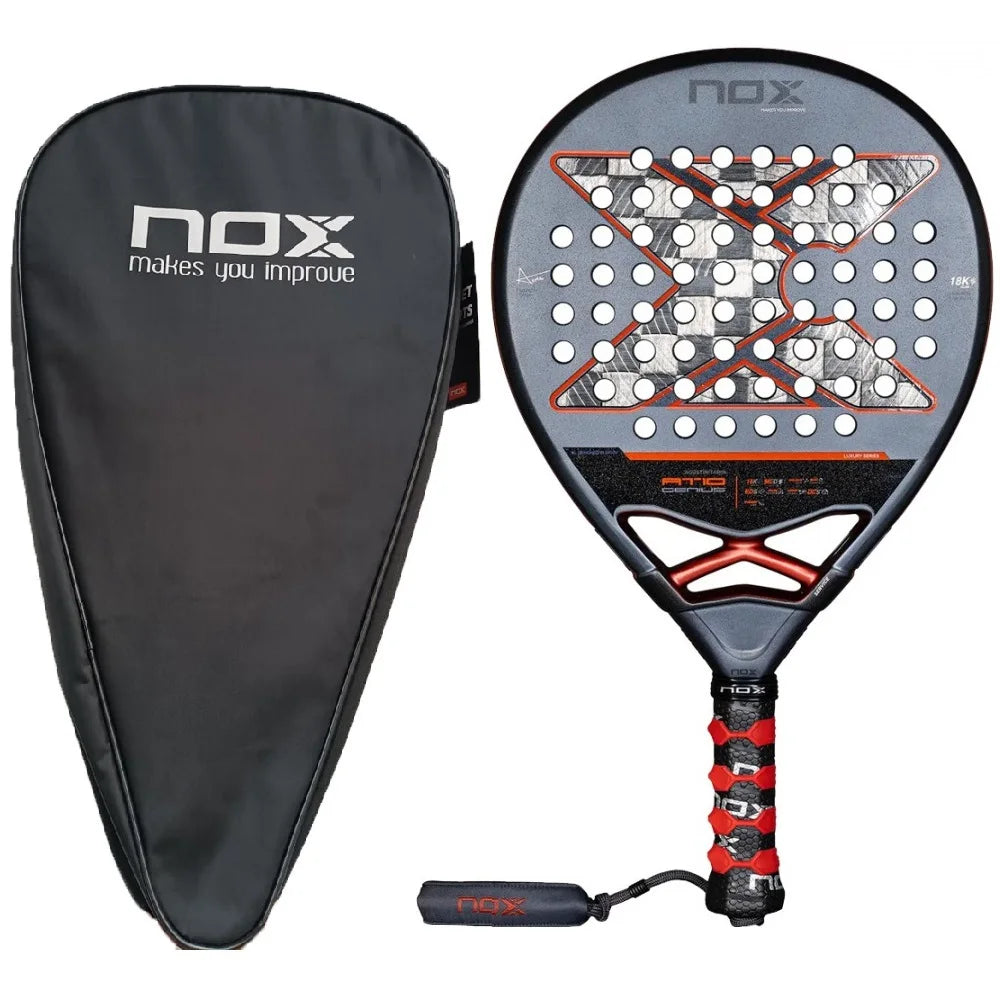NOX New 2024 2023 2025 Paleta Padel Tennis Rackets Paddle Carbon Fiber EVA Memory Flex Foam Core Lightweight Pop Sports Racquet