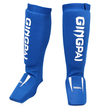 Cotton Boxing Shin Guards MMA Instep Ankle Protector Foot Protection TKD Kickboxing Pad Muaythai Training Leg Support Protectors