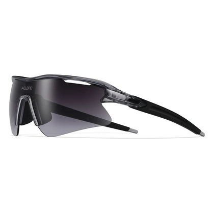 AIELBRO Sports Sunglasses for Men Women Cycling Running - UV400 Protection Bicycle Glasses for Road Bike & Outdoor Activities
